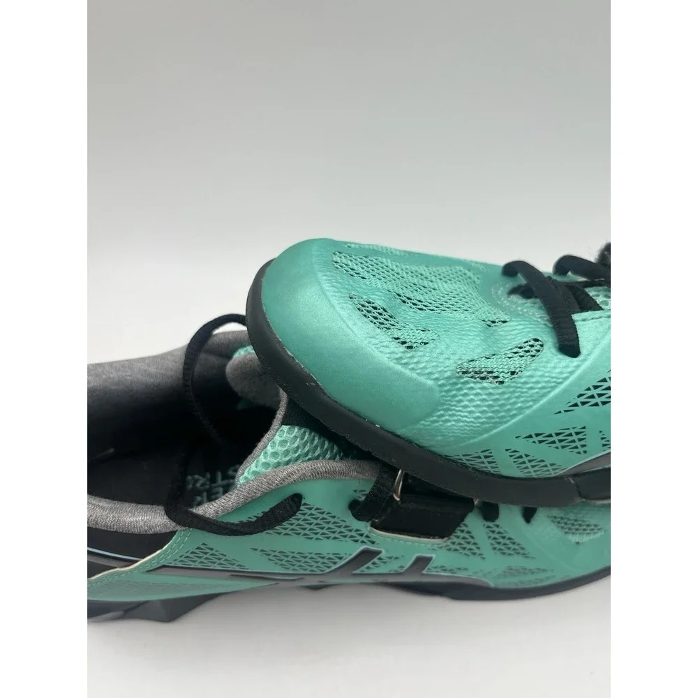ASICS Lift Master Lite Weightlifting Shoes Teal Black Women's Size 8 S659Y
